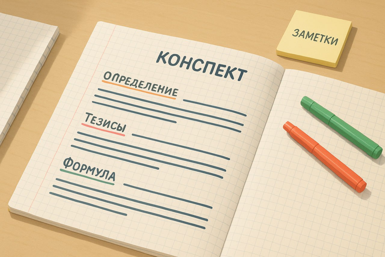 оформление конспекта