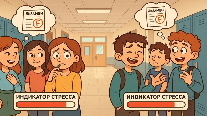 какие эмоции испытывают девочки перед экзаменами