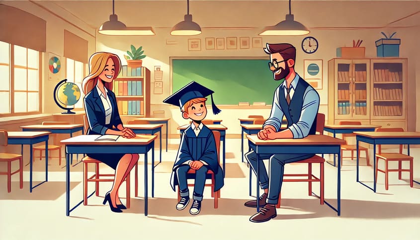 выпускник и родители